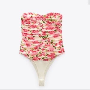 ZARA floral bodysuit!! LOOKING FOR AN XL OR XXL! I have a L to sell or exchange